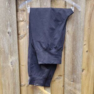 GUC Women's Old Navy Large Cloud Comfy Black Joggers 7/8